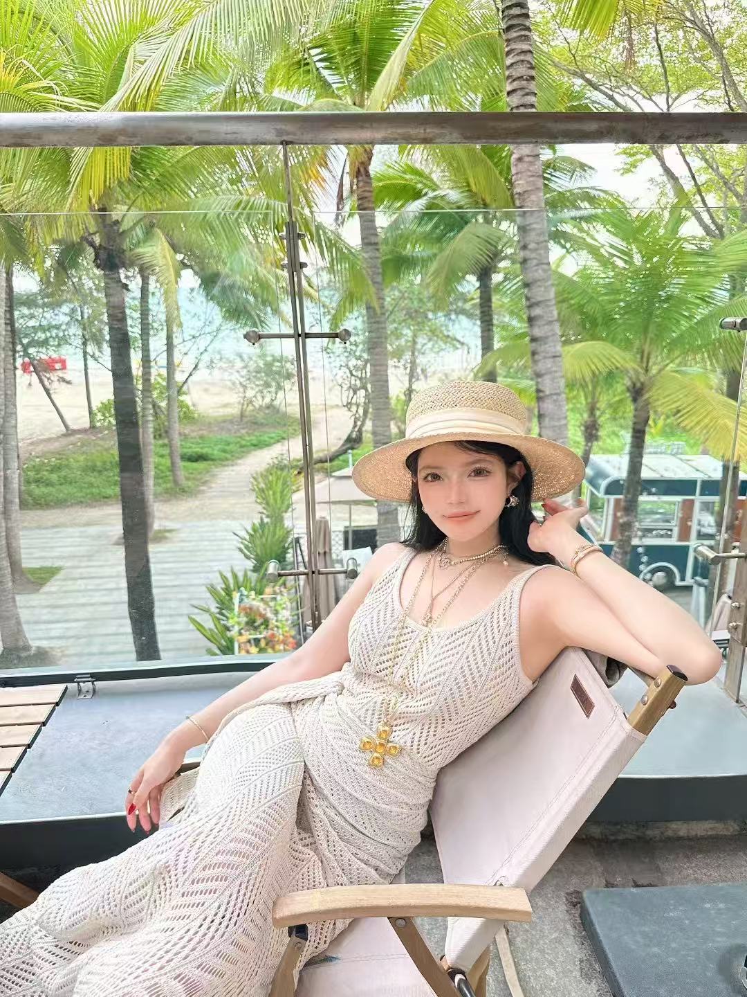 French Elegant Knit Three-Piece Set for Women Summer 2025 Sleeveless Halter Top and Bodycon Skirt