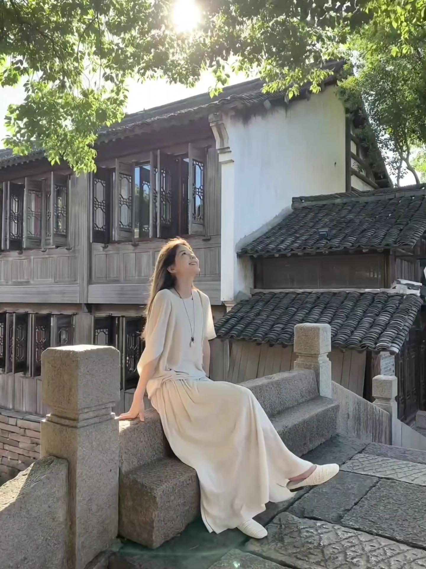 Women's Summer Loose Knit Sweater Set with Linen and Tencel Feel